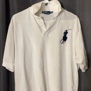 Polo by Ralph Lauren Custom Fit XL White/Blue